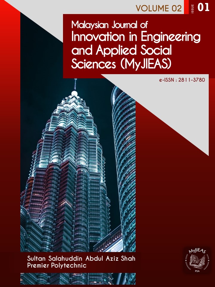 					View Vol. 2 No. 01 (2022): MALAYSIAN JOURNAL OF INNOVATION IN ENGINEERING AND APPLIED SOCIAL SCIENCES
				